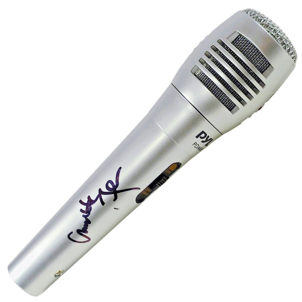 Charlotte Flair WWE Wrestling Signed Microphone Mic BAS Beckett Proof Autograph